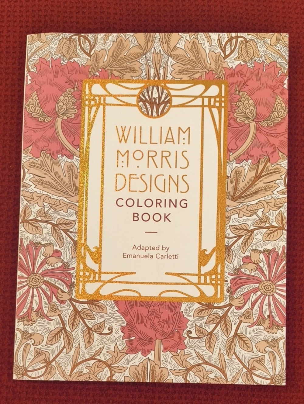 William Morris Designs Coloring Book Thunder Bay Press NWT